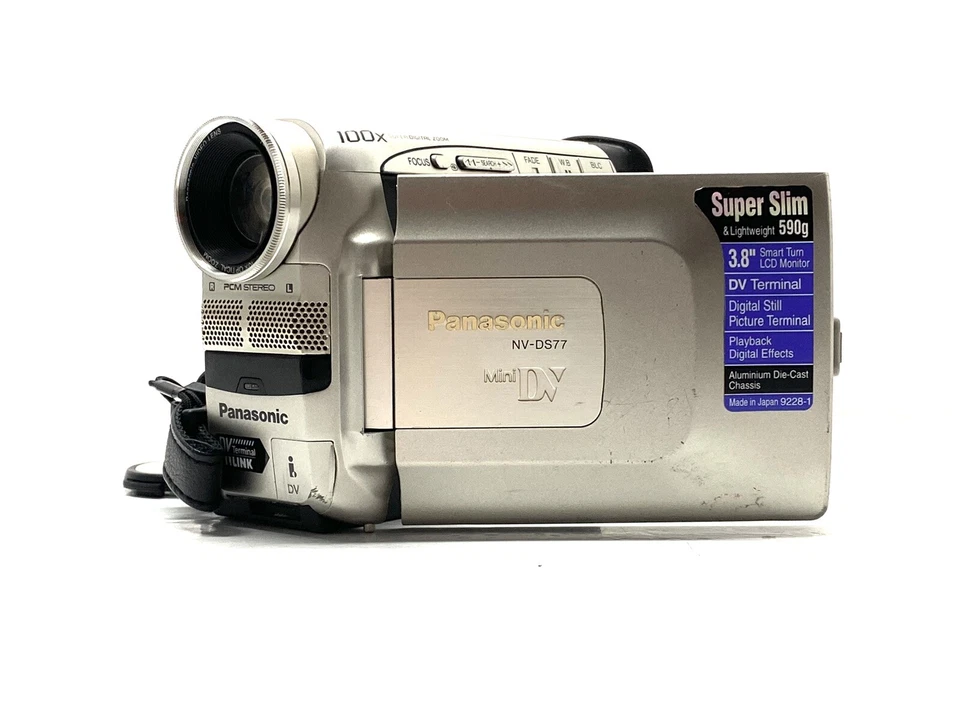 Panasonic NV-DS77 Mini DV Tape Digital Video Camera Handycam Complete Set - Image 3 of 4