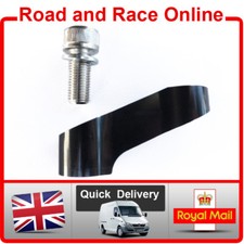 Motorcycle Mirror Extender-Riser-Extension Bracket in Black 10mm Fixing Single