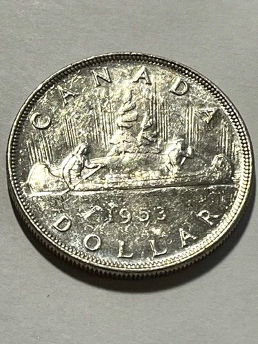 1953 Canada Silver Dollar VF #13511