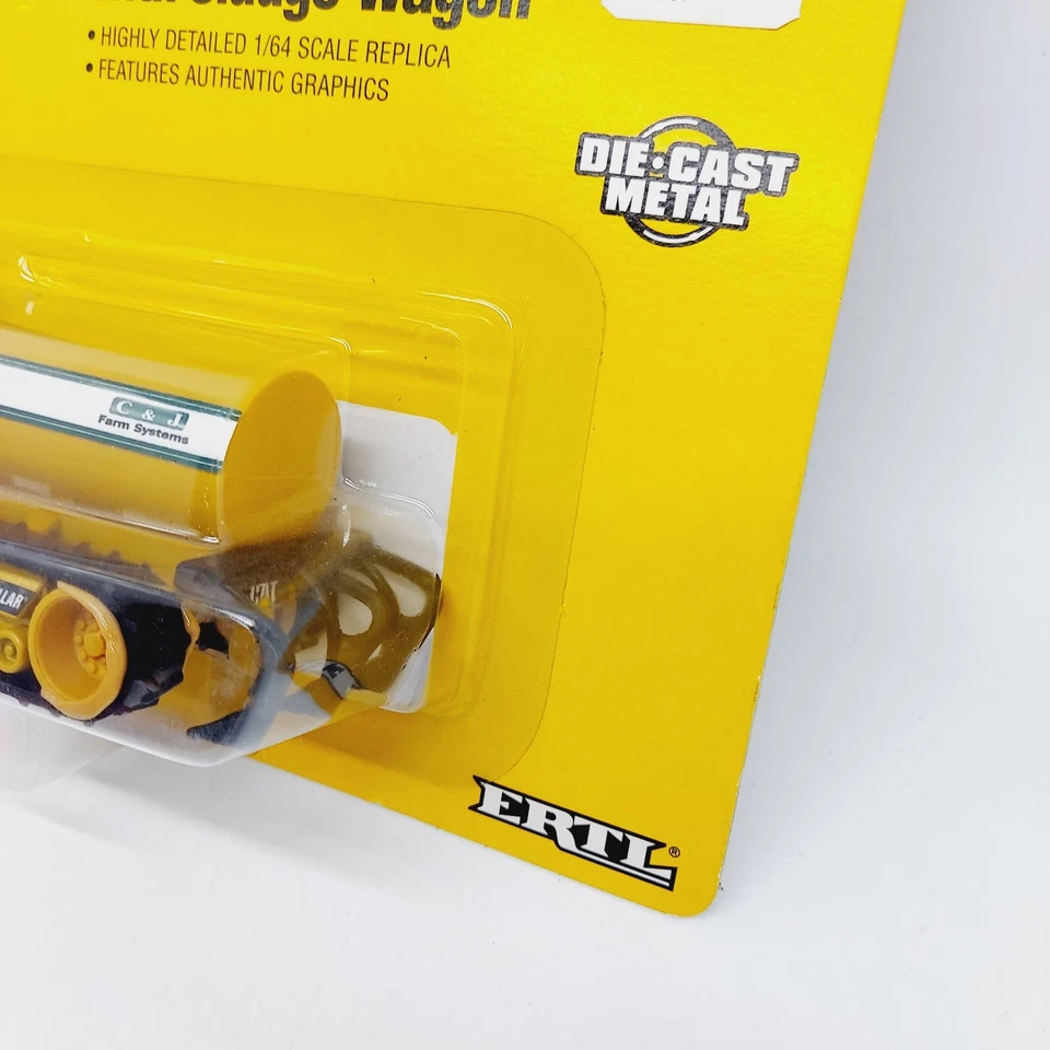ERTL CAT VFS50 Farm Toy Implement Undercarriage with Sludge Wagon 1/64 NIP - Image 4 of 4