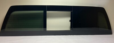 Fit 2014-2018 GMC Sierra 1500 Back Glass Manual Sliding Window Heated