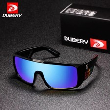 DUBERY Large Frame Sport Sunglasses For Men Oversize Cycling Windproof Goggles
