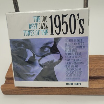 Brand New Sealed The 100 Best Jazz Tunes of the 1950's Various Artists 8x CD Set