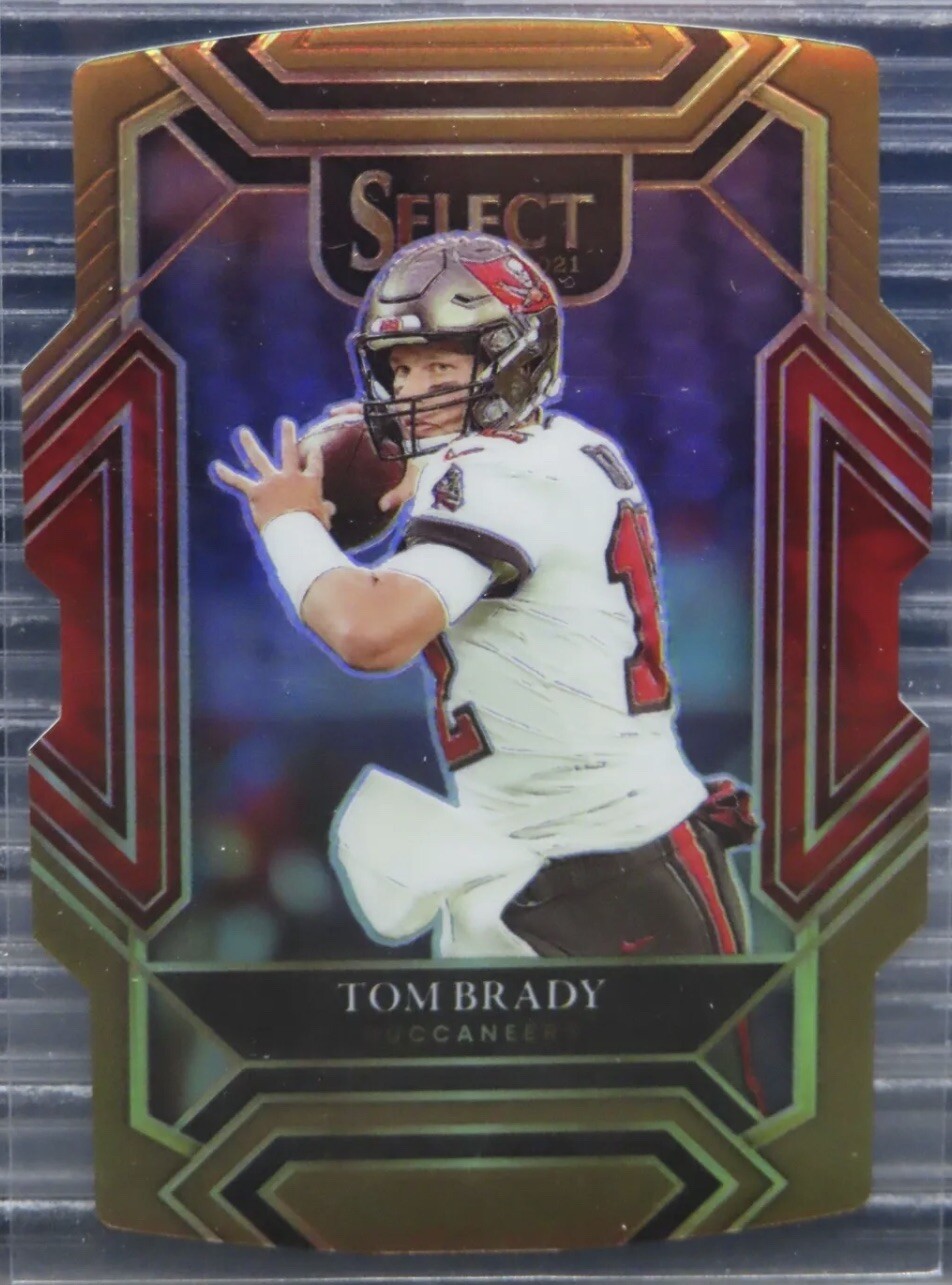 2021 Select Tom Brady #201 Copper Prizm Die Cut /199 SP