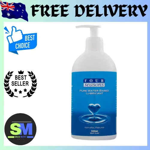 Four Seasons Pure Water Based 500ml Natural Feeling Lubricant AU free shipping - Picture 1 of 3