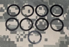  5/8 x 24  Barrel Muzzle Brake Alignment Shim Kit .308 7.62 Made USA #3053 Black