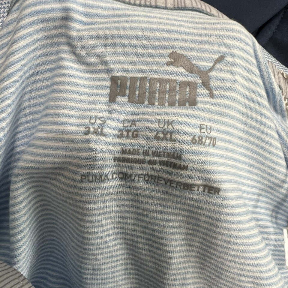 NEW Puma Cloudspun Champions Polo Blue Bell Golf Polo/Shirt Size 3XL eBay