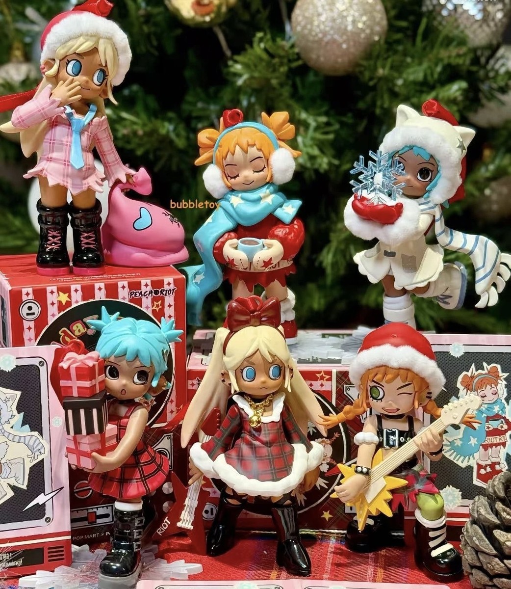 Authentic Lil Peach Riot Holiday Mixtape Series Blind Box Figures