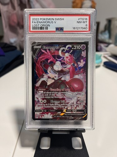 Enamorus V graded PSA 8 for sale on eBay