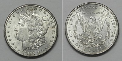 イーサン出品 X7594 1897-S Morgan Dollar, Choice BU | eBay