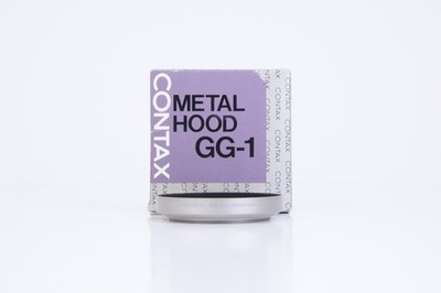 Contax Metal Hood GG-1 (Unbenutzt!) Lens Hood Contax G FOTO JESCHNER KASSEL