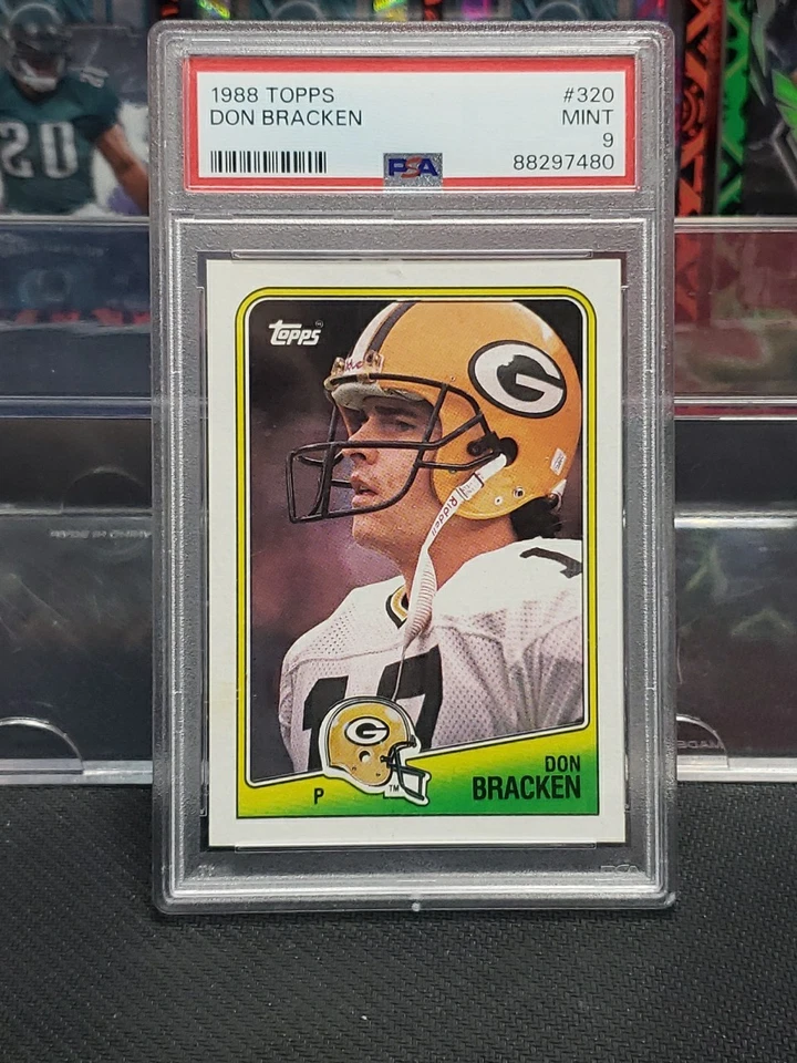 Psa 9 1988 Topps - Don Bracken #320 Green Bay Packers NFL Football Card - Image 2 of 3