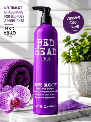 TIGI DUMB BLONDE PURPLE TONING SHAMPOO 13.5oz PBC - NEW
