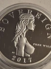2017 Free Will Sovereign Bullion 1 oz. Silver #388 of 500. SUPER RARE ! 1stYear