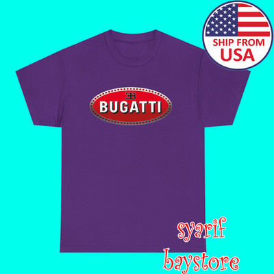 Bugatti Racing Car Men's Purple Size S to 5XL