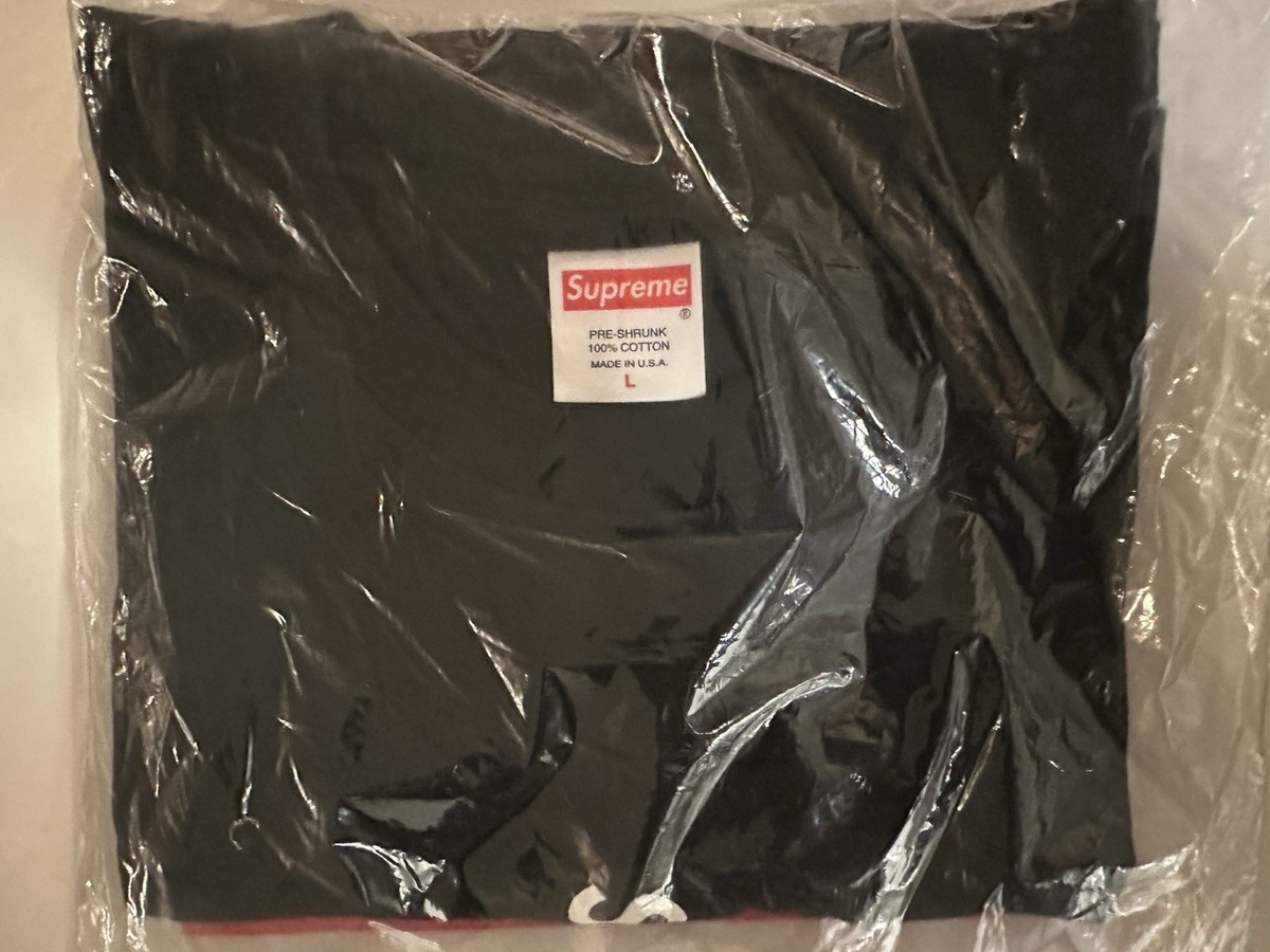 Supreme Cross Box Logo Tee Black Size L | eBay