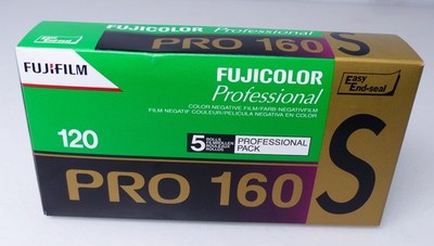 5x Fujifilm Fujicolor Professional Pro 160 S 160S 120 Ablaufdatum: 01.2010 #L