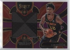 2023-24 Panini Select Throwback Memorabilia Purple Prizm 83/99 Cam Reddish 1k0w