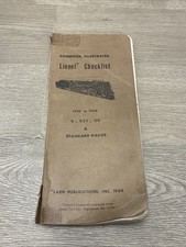 Illustrated Lionel Checklist 0 027 00 Standard 1929 to 1968 Booklet 1st