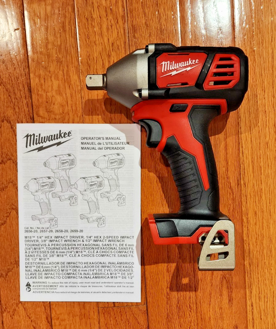 NEW Milwaukee M18 1/2" Impact Wrench W/Pin Detent 2659-20 (Tool Only)