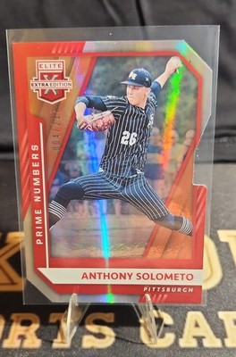 2021 Panini Elite Extra Edition - Anthony Solometo #37 Prime Numbers C...