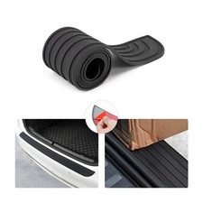 Car Rear Bumper Protector Guard - Anti-Scratch, Non-Slip, 40.9in Black Rubber...