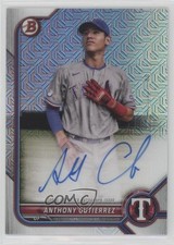 2022 Bowman Chrome Mega Box Mojo Anthony Gutierrez #BCMA-AG Auto 15ee