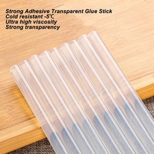 ༝180Pcs Hot Glue Stick EVA Resin White Transparent Strong Adhesion Hot Melt Glue 0.29 per stick
