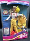 Vintage 1994 Mattel The Career Collection Fire Fighter Barbie Doll #13553 -EL