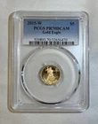 2015 W Gold Eagle $5 PCGS PR70