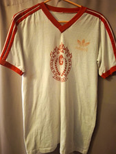 adidas Garden State Games New Jersey #33 Graphic Tee Short Sleeve White Red L