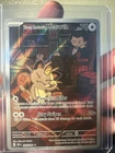 Team Rocket's Meowth 203/182 Sv10: Destined Rivals Holo