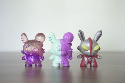 Erick Scarecrow ESC Toy Custom Dunny Lot of 3, Reform School Patty + Ultra Man