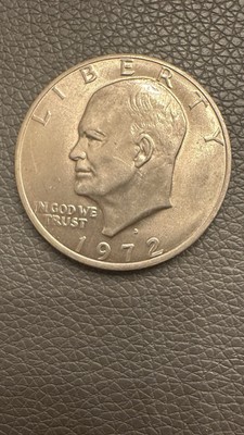 1972 D Eisenhower Dollar USA Apollo 11 Mondlandung one Dollar Kupfer/ Nickel