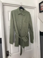 Ladies Per Una Green Jacket Size 12 