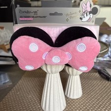 Creme Shop Disney Minnie Mouse 3D Headyband Teddy Spa Pink Bow LIMITED EDITION