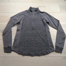 Under Armour Layered Up Coldgear 1/2 Zip Womens XL Heathered Gray 1284731