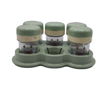 Baby Bullet Food Blender Mini Cups Tray Replacement Set 5 Date Dial Storage