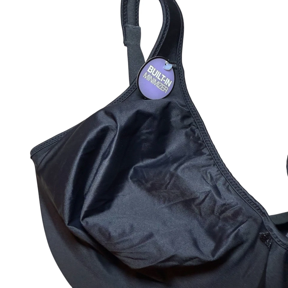 Body modelador corporal Bali para mujer con control firme 40DDD negro minimizador nuevo con etiquetas Foto 4 de 4