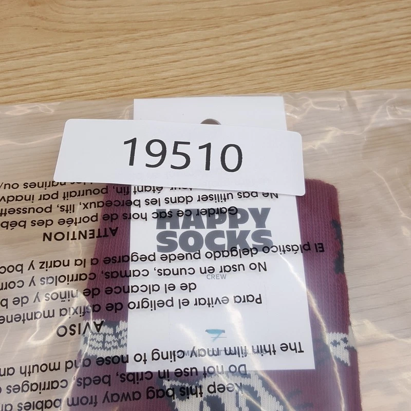 Calcetines HAPPY SOCKS Borgoña Gato Peinado Algodón Unisex Granate M 8-12 W 10-12.5 Foto 4 de 4