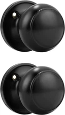 Probrico (2 Pack Classic Closet Door Knobs Dummy Door Knob, Individual Non-Turni