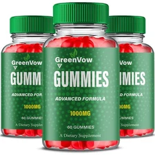 (3 Pack) GreenVow Health Gummies, Green Vow Advanced Support (180 Gummies)
