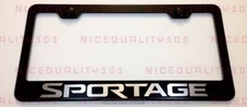 Sportage Stainless Steel Finished License Plate Frame Holder Rust Free