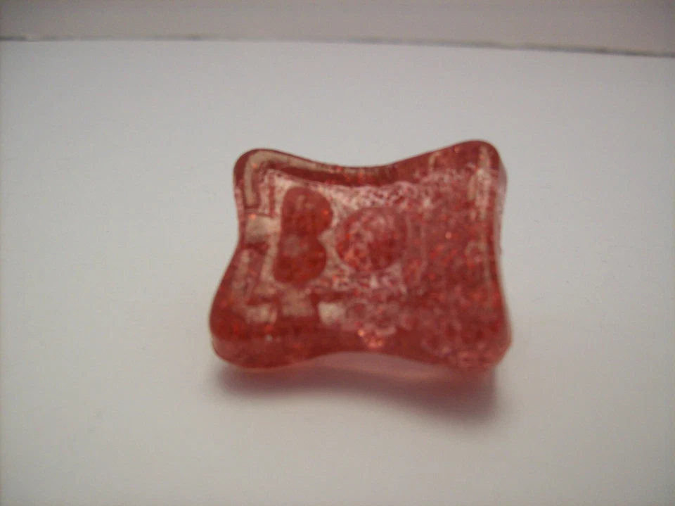  Raro Gran Huesos Locos Rojo Brillo Foto 4 de 4