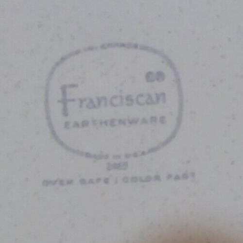 Franziskaner Obst (große Früchte) Pfirsiche Speiseteller Top! 10,5" - Bild 4 von 5