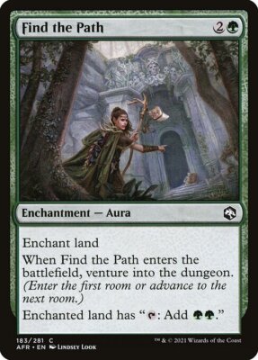 FIND THE PATH x4 mtg NM-M Adventures in The Forgotten Realms 4 Common