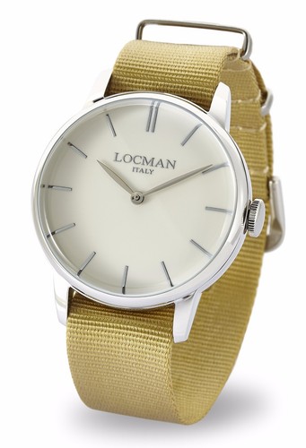 Locman Montre Hommes Seulement L'Heure Collection La Doce Vita 1960 Montre Nylon - Photo 2 sur 4