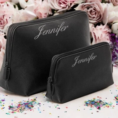 Personalisierte Kosmetiktasche mit Namen | Individueller Kulturbeutel | Maßkosmetik