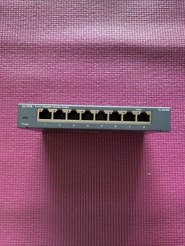 TP-LINK TL-SG108PE 8-Port Gigabit Easy Smart Switch Parts Only No Power Sup