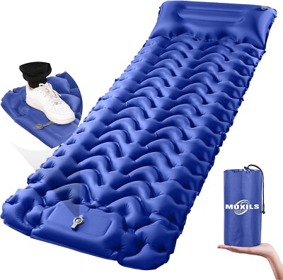 Colchon Inflable De Aire Levantado Cama Almohada Almohada Camping Para Dormir US